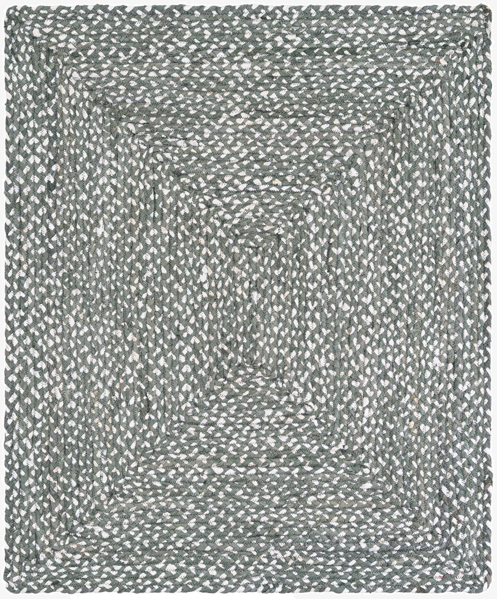 4' 1 x 5'  Hand Braided Chindi Rug