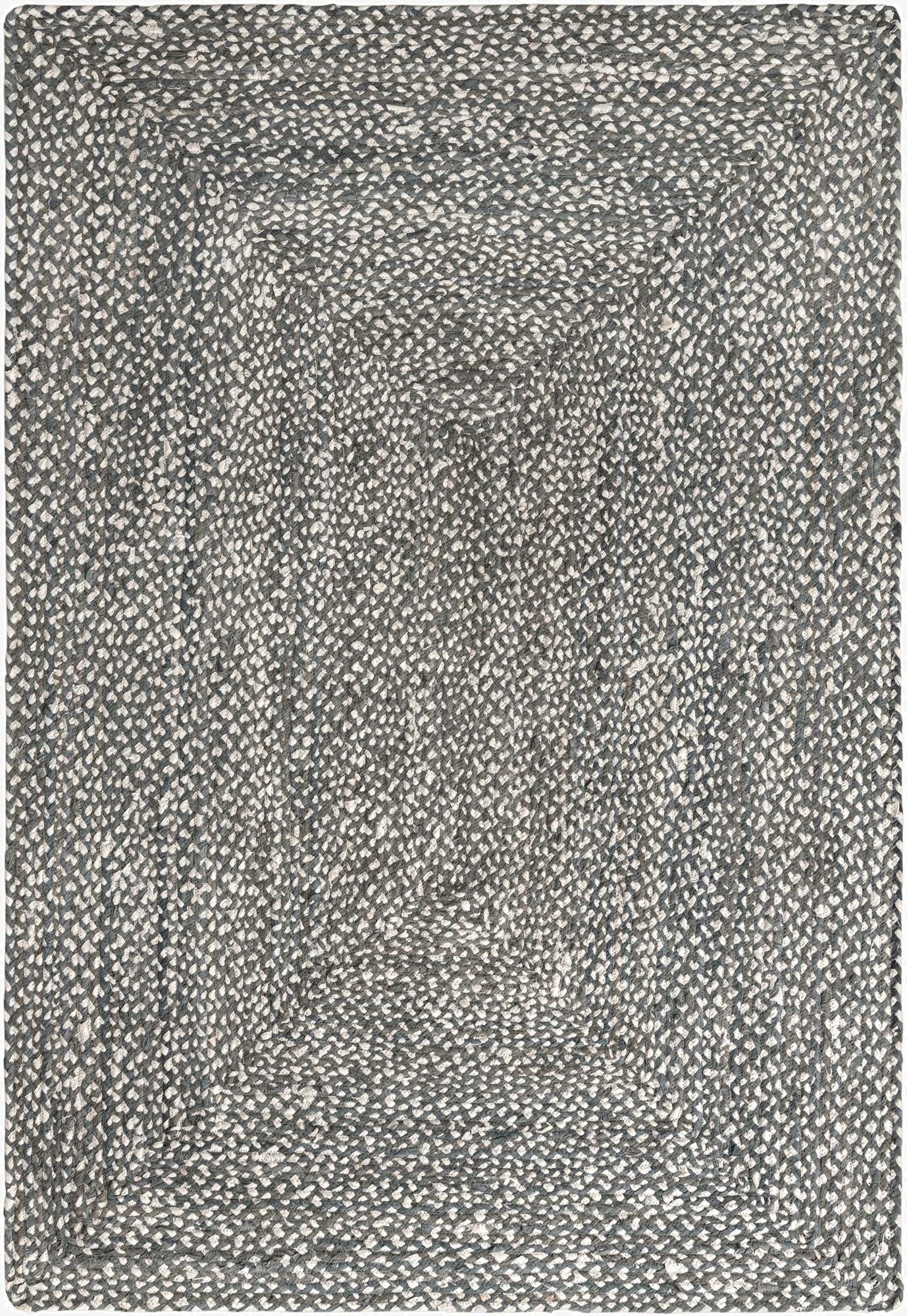 6' 1 x 9'  Hand Braided Chindi Rug