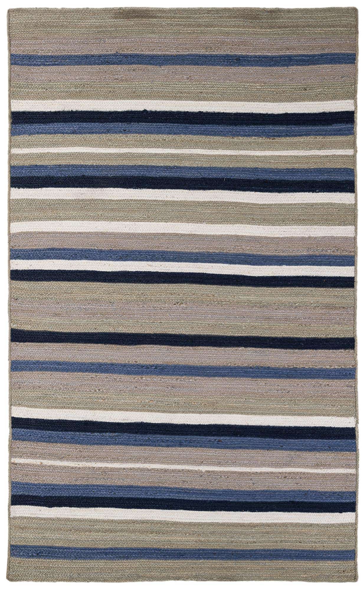 5' 2 x 8' 4 Handmade Braided Jute Rug