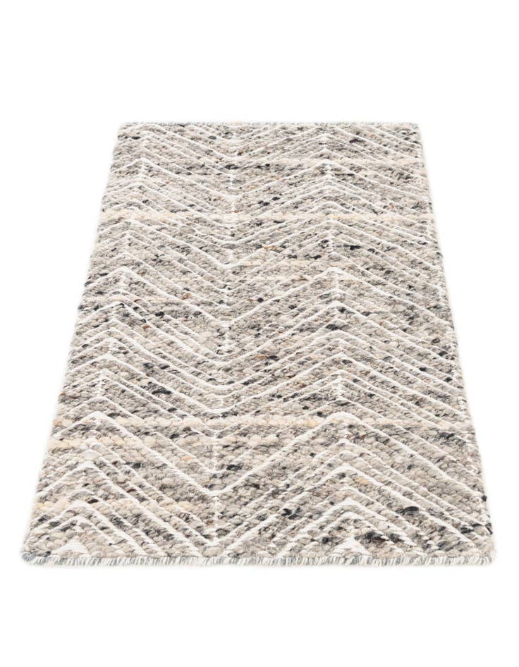 Detail image of 2' x 3' 2 Hand Knotted Braided Jute Rug