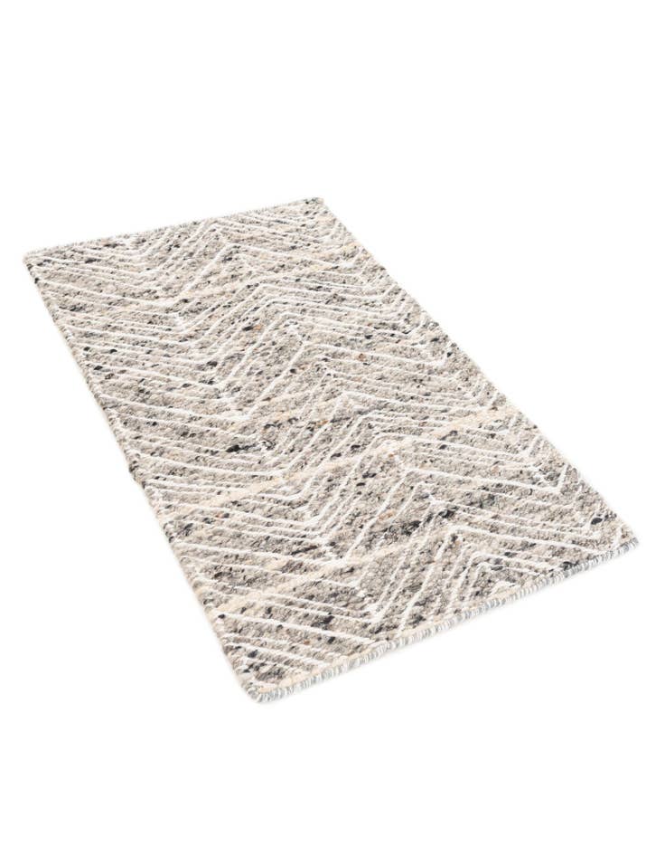 Detail image of 2' x 3' 2 Hand Knotted Braided Jute Rug