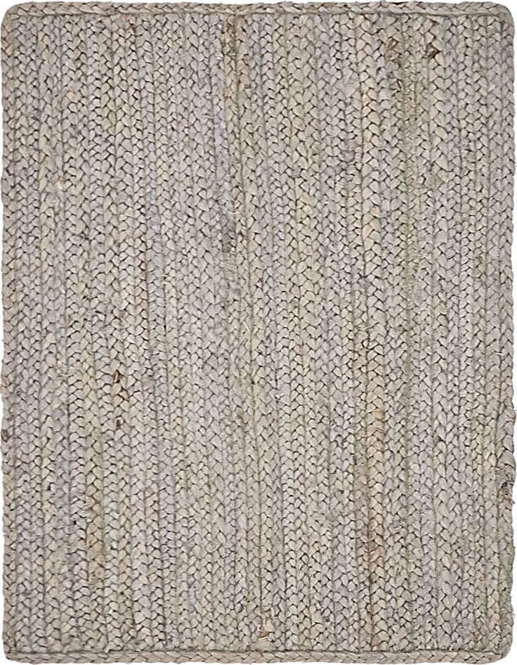 Detail image of 2' x 3' 1  Hand Braided Jute Rug