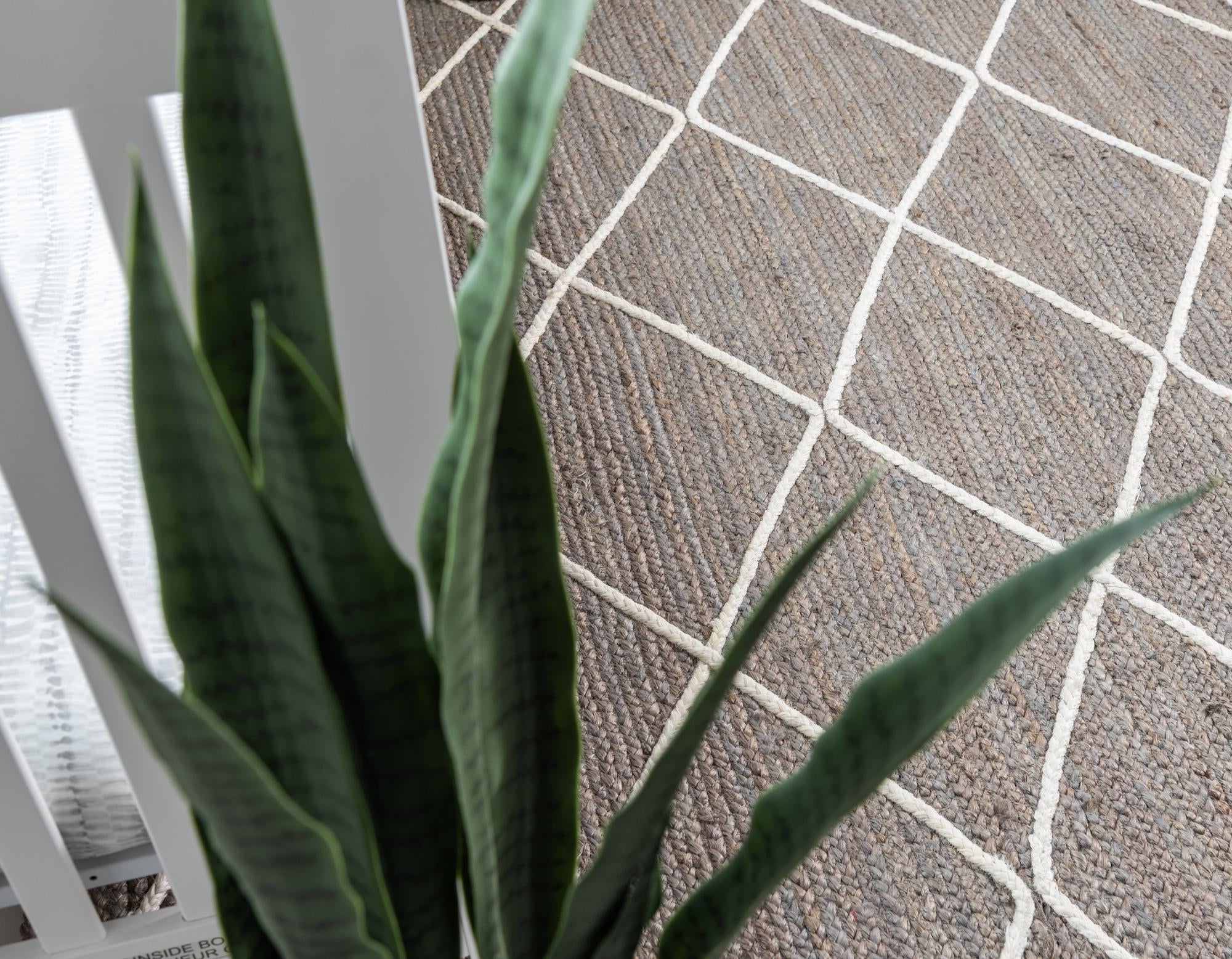 3' 3 x 5' 1 Handmade Braided Jute Rug