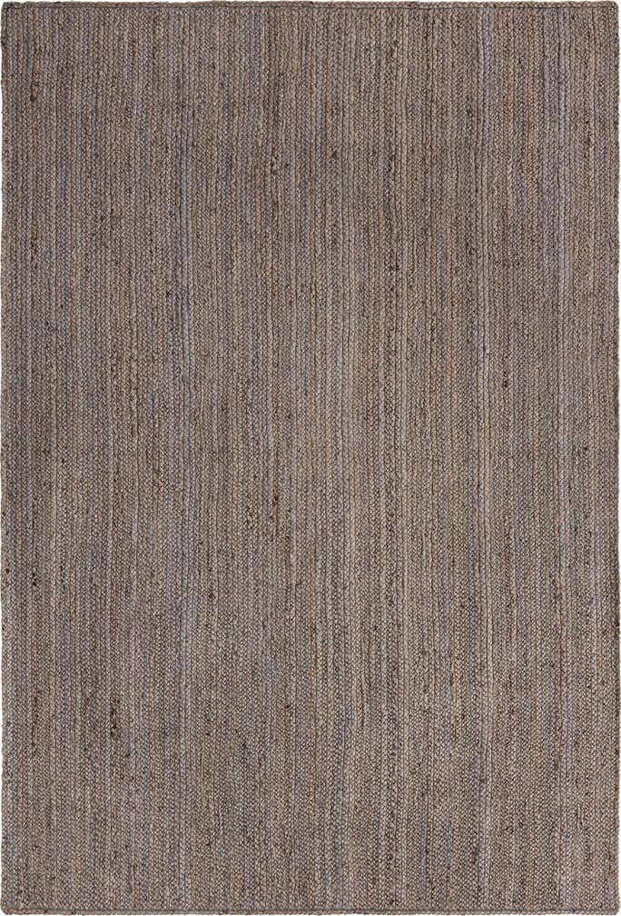 6' 1 x 9' Handmade Braided Jute Rug
