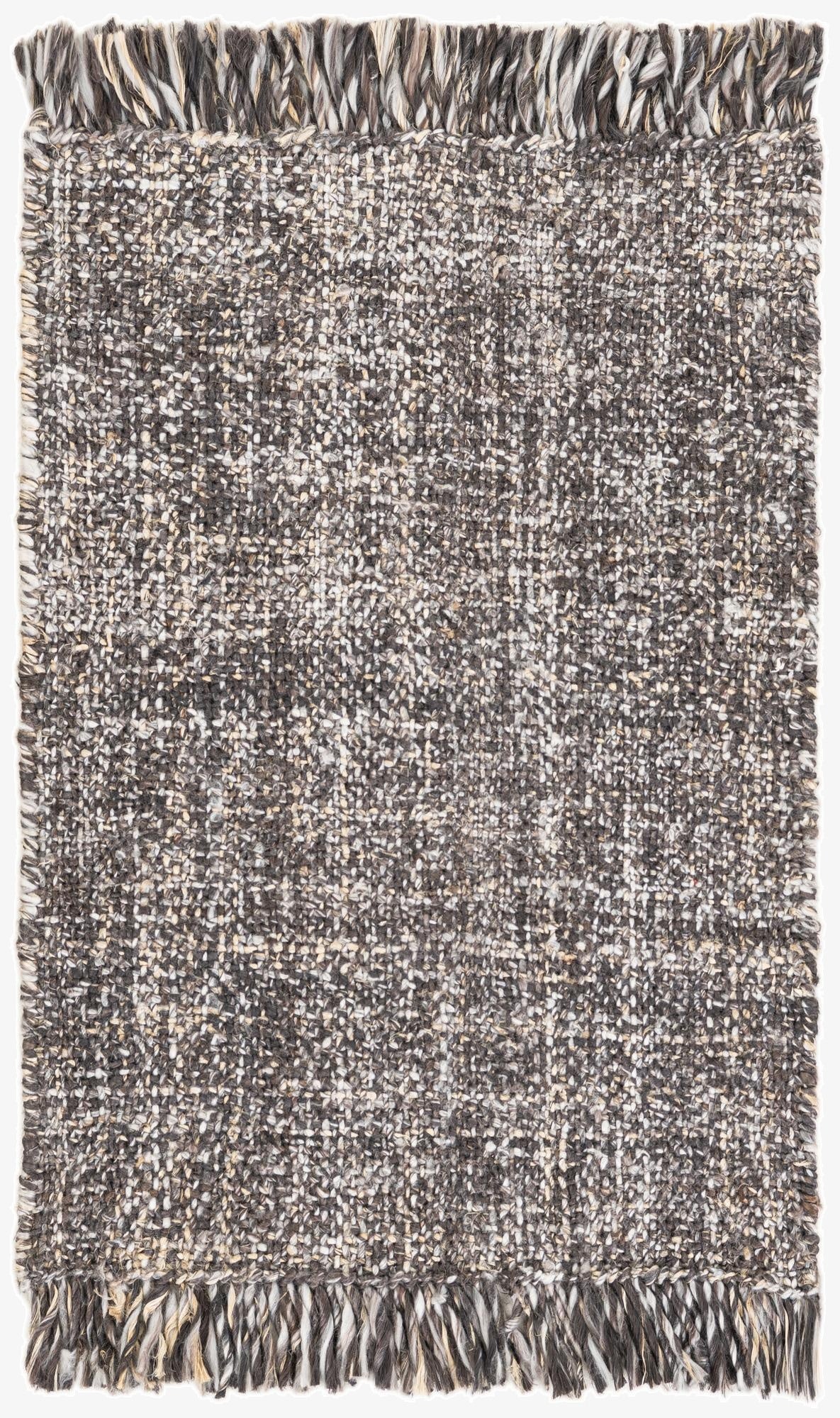 2' 2 x 3'  Hand Braided Jute Rug