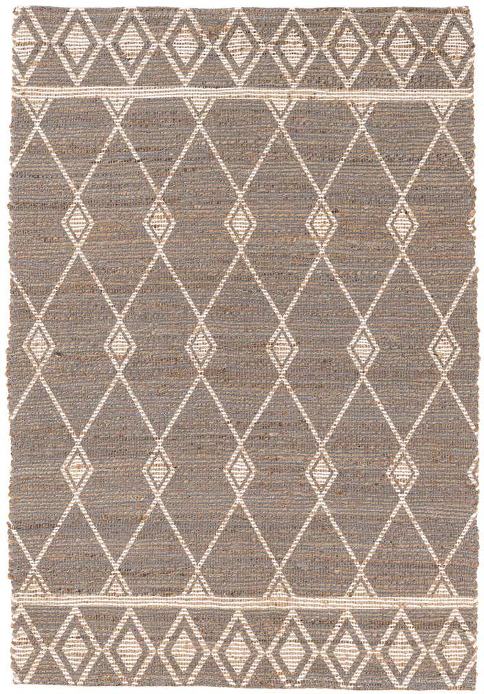 4' 2 x 6' Hand Braided Chenille Jute Rug