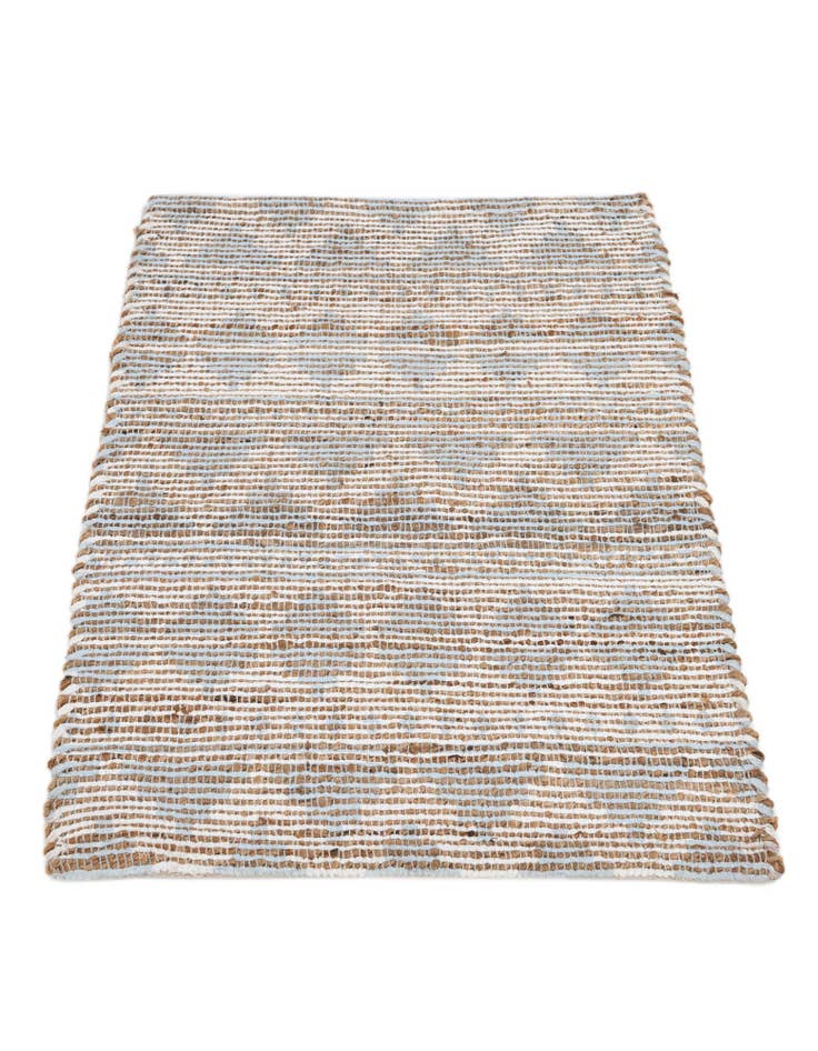 Detail image of 2' 1 x 3' Hand Woven Chenille Jute Rug