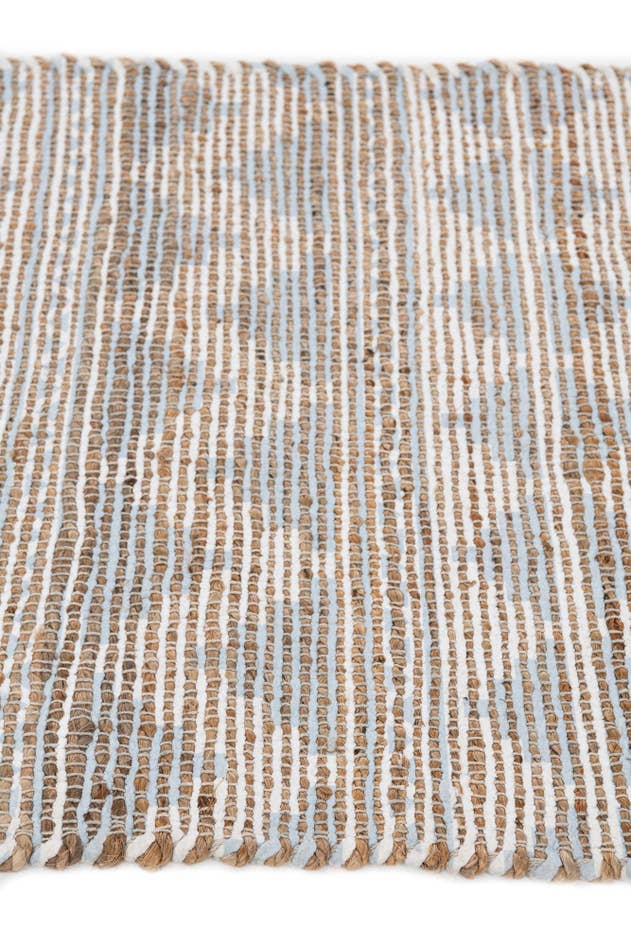Detail image of 2' 1 x 3' Hand Woven Chenille Jute Rug