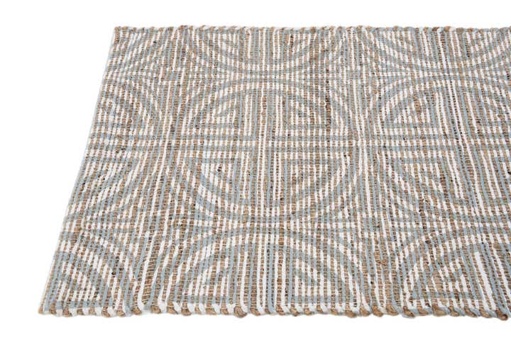 2' x 3' Hand Woven Chenille Jute Rug