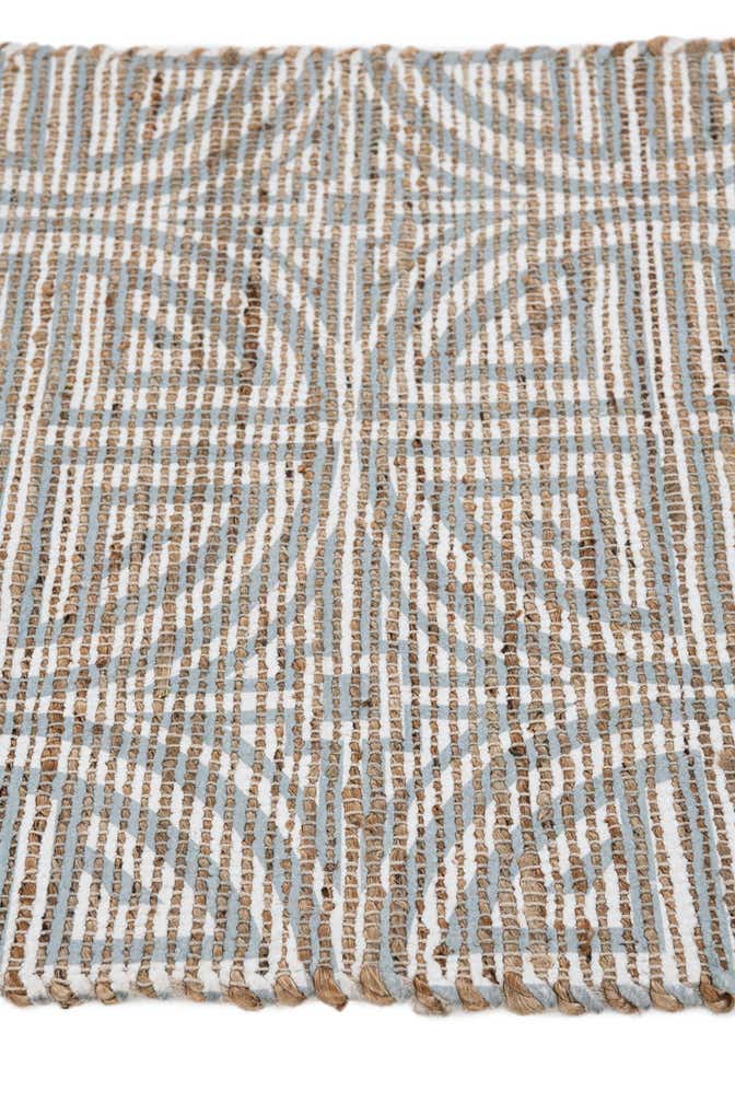 2' x 3' Hand Woven Chenille Jute Rug