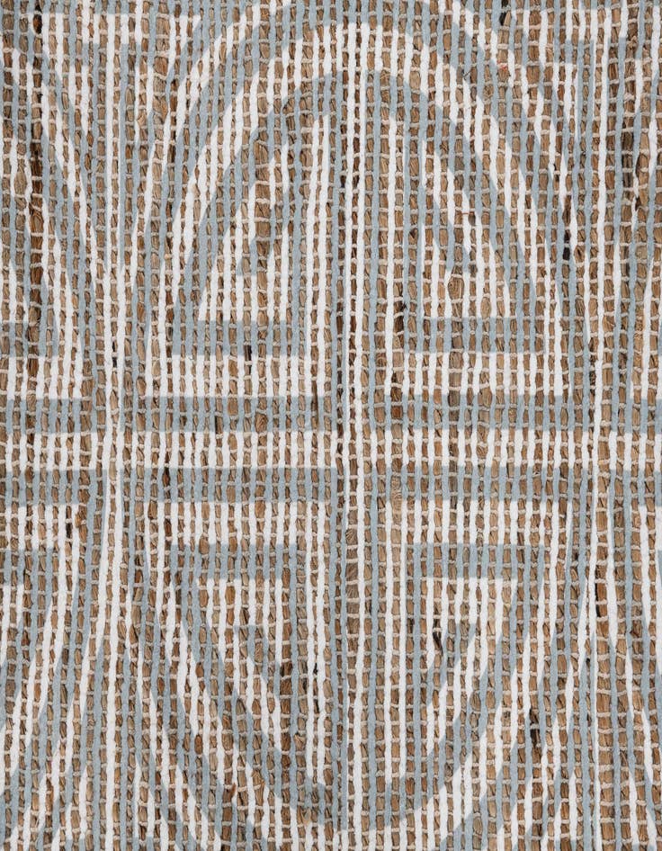 Detail image of 2' x 3' Hand Woven Chenille Jute Rug