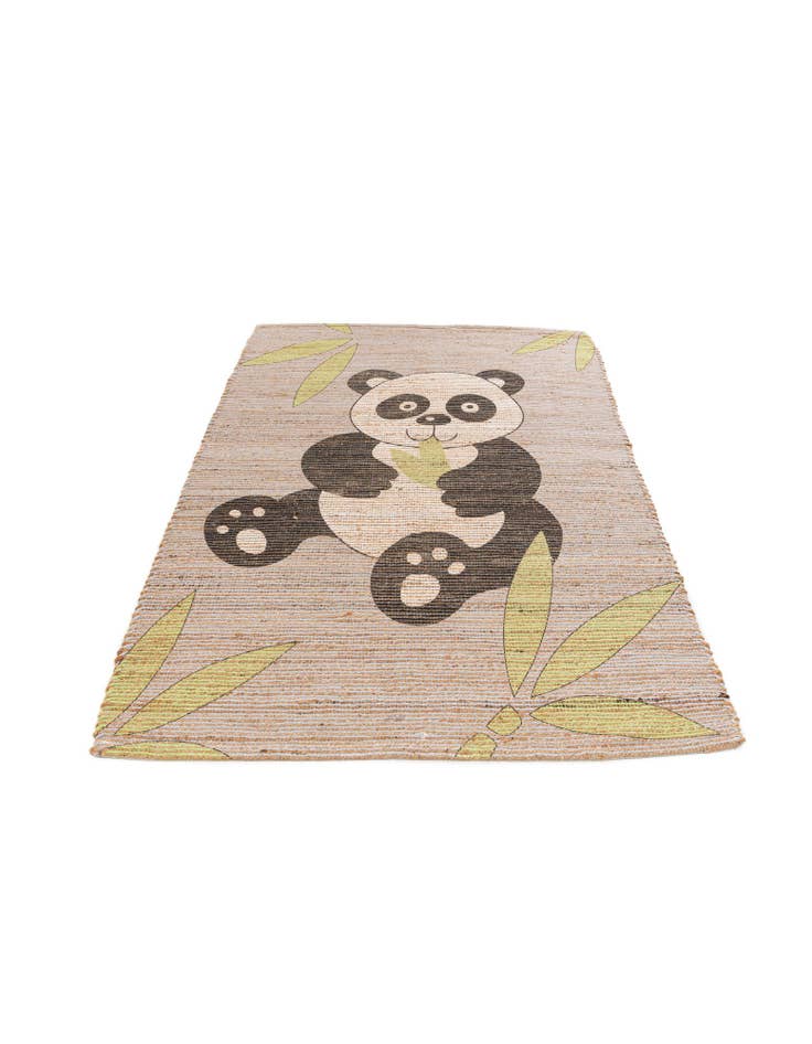 Detail image of 4' 1 x 6' 3 Chenille Jute Rug