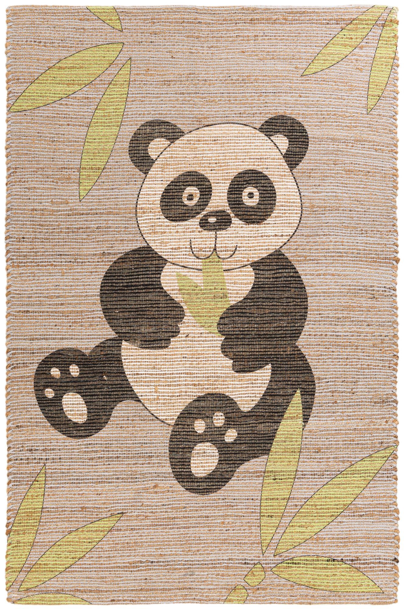 4' 1 x 6' 3 Chenille Jute Rug
