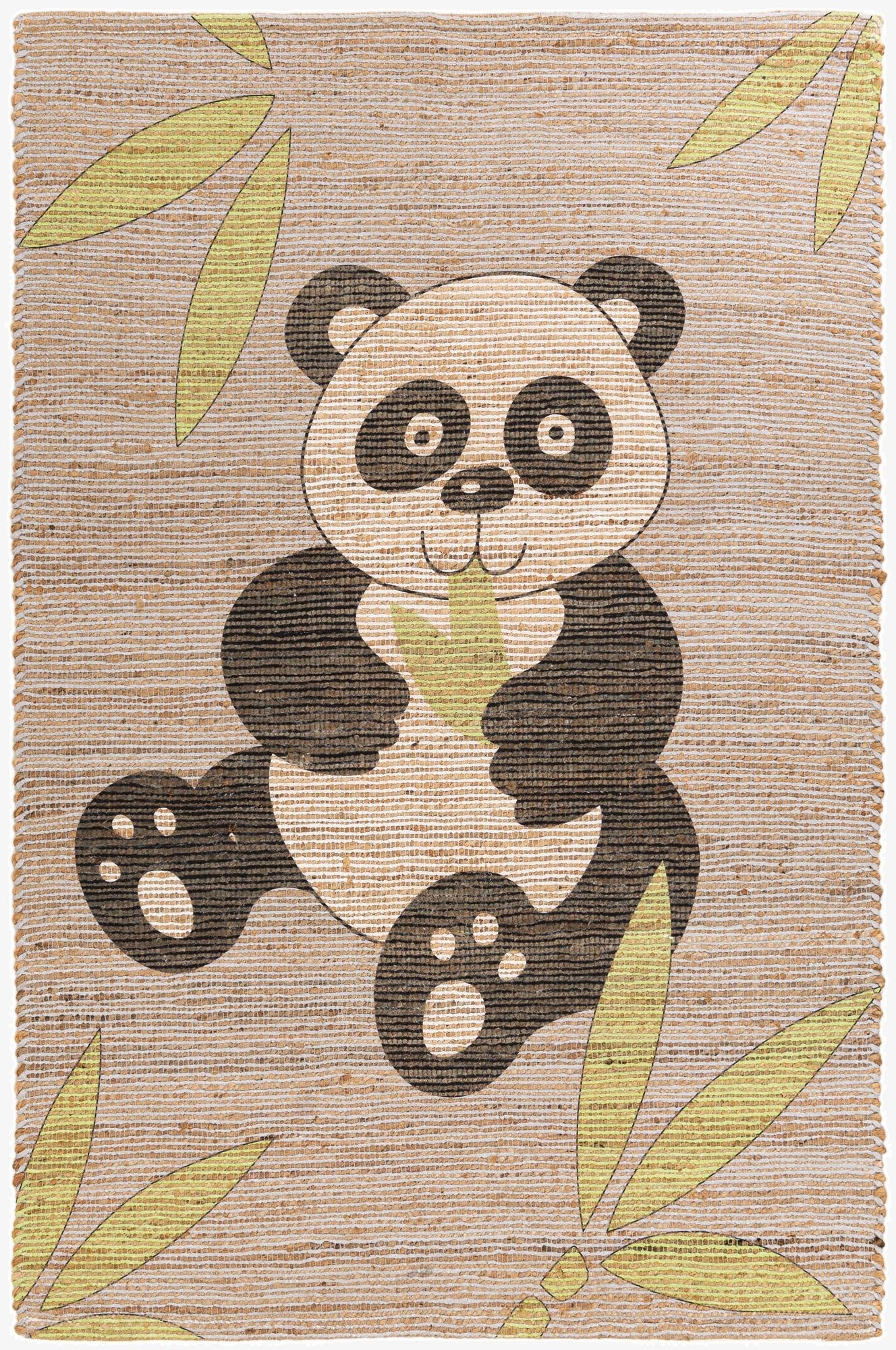 4' 1 x 6' 3 Chenille Jute Rug