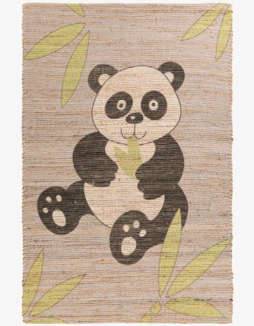 4' 1 x 6' 3 Chenille Jute Rug