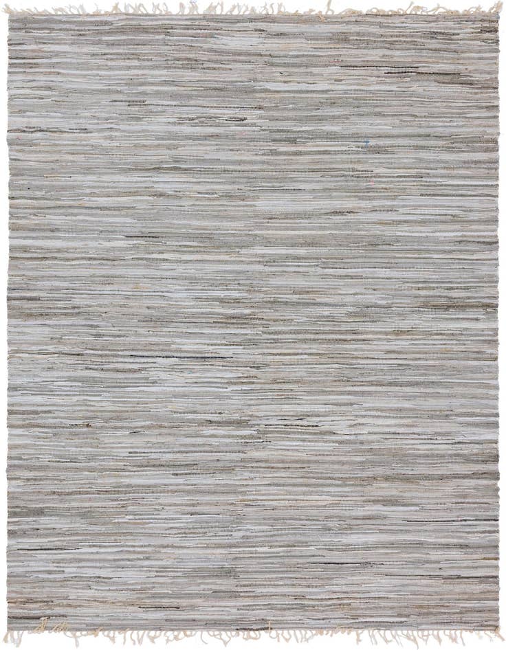 Detail image of 9' x 12' Hand Woven Chindi Cotton Rug