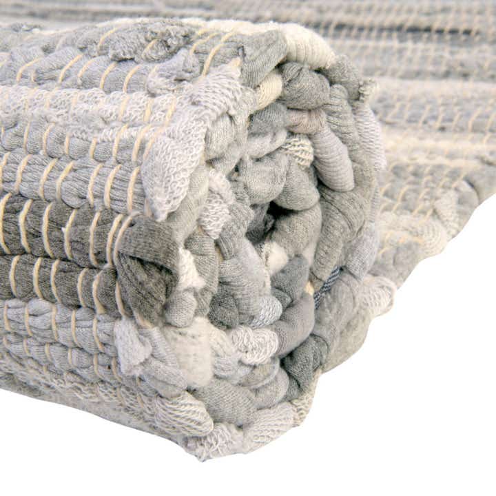 9' x 12' Hand Woven Chindi Cotton Rug