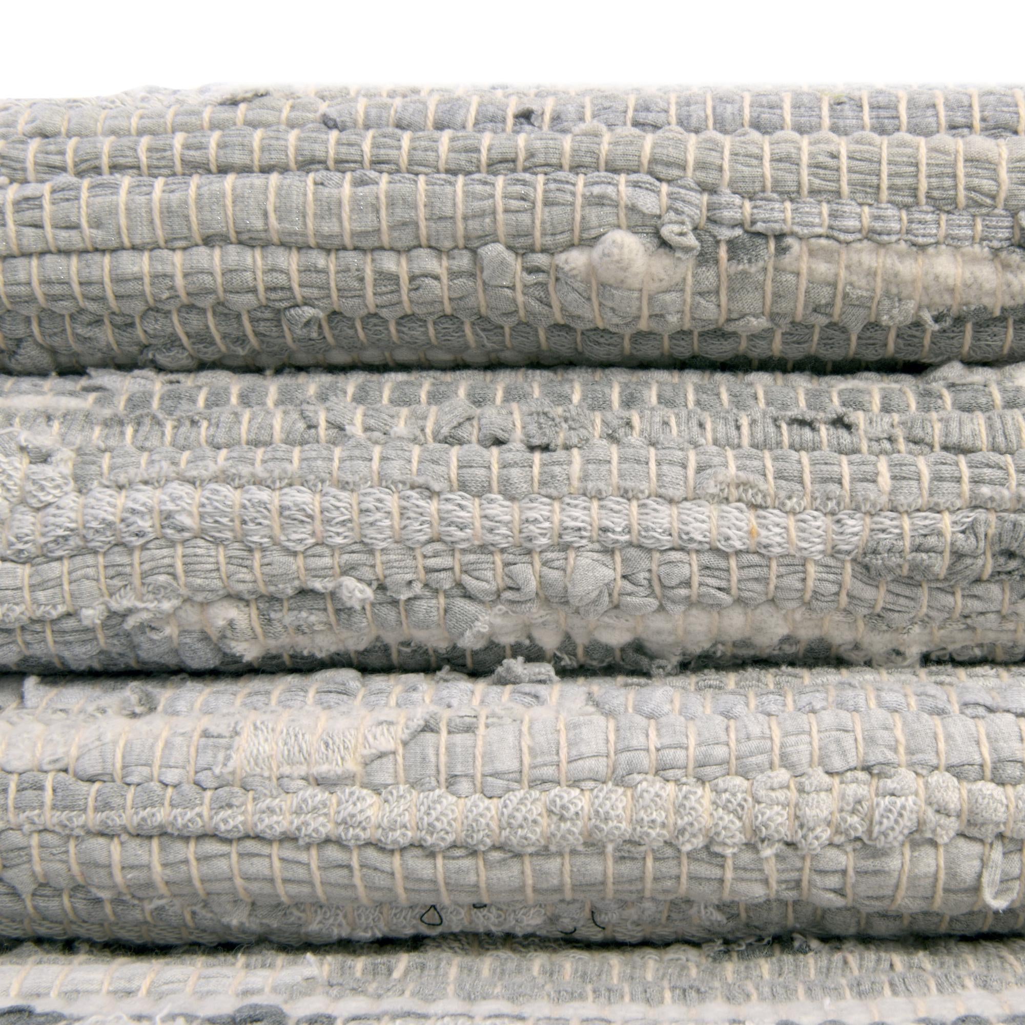 2' 2 x 3' Hand Woven Chindi Cotton Rug