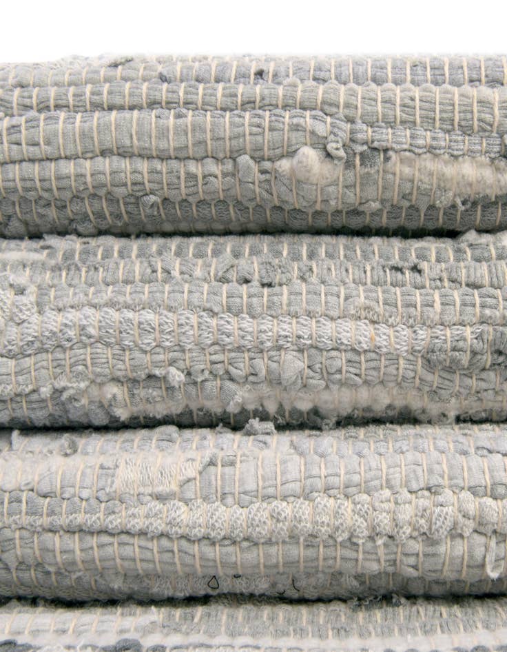 Detail image of 9' x 12' Hand Woven Chindi Cotton Rug