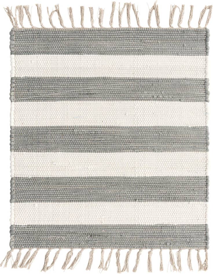 Detail image of 2' x 3' 1 Hand Woven Chindi Rag Rug