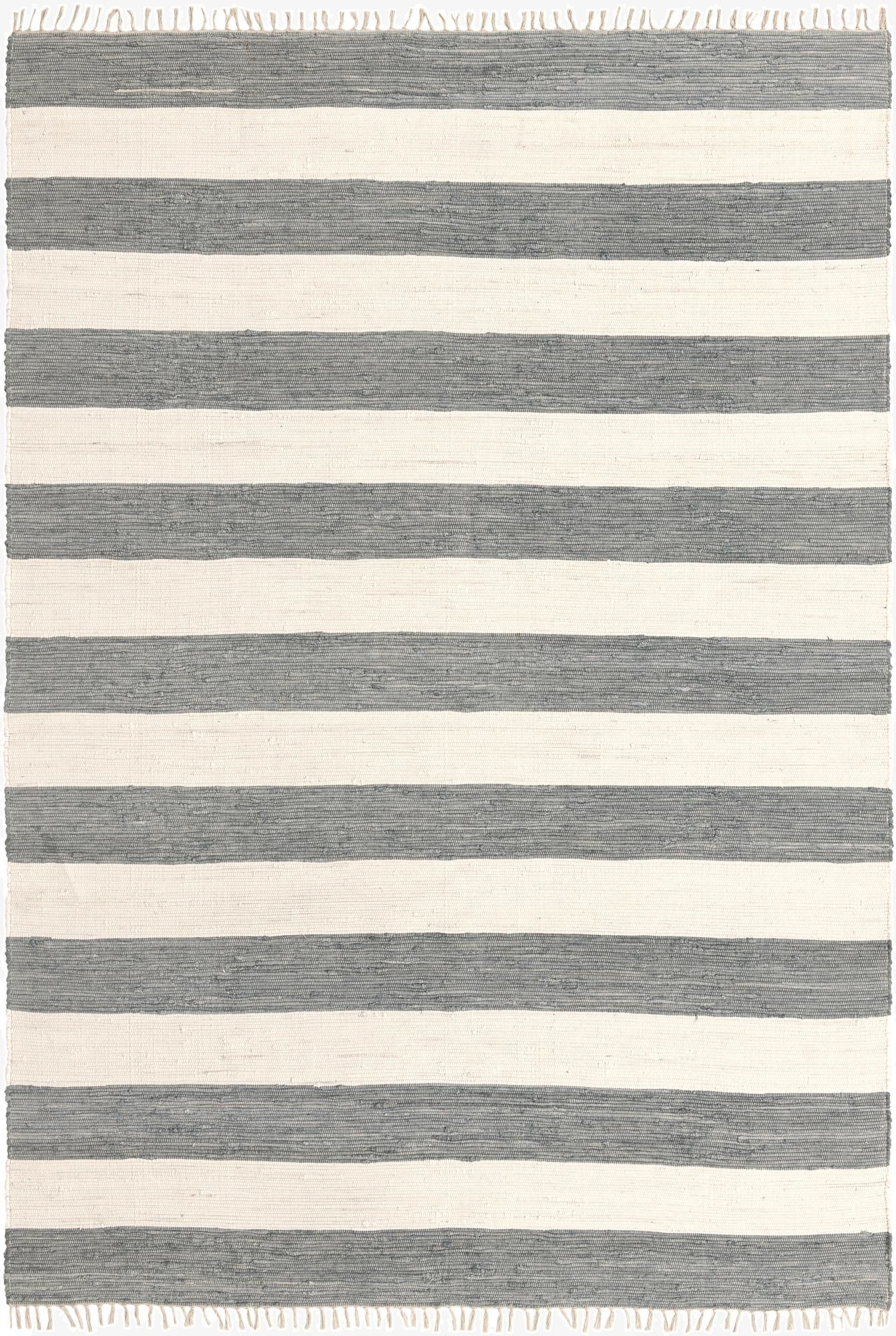 Primary image 9' x 12' 2  Hand Woven Chindi Rag Rug