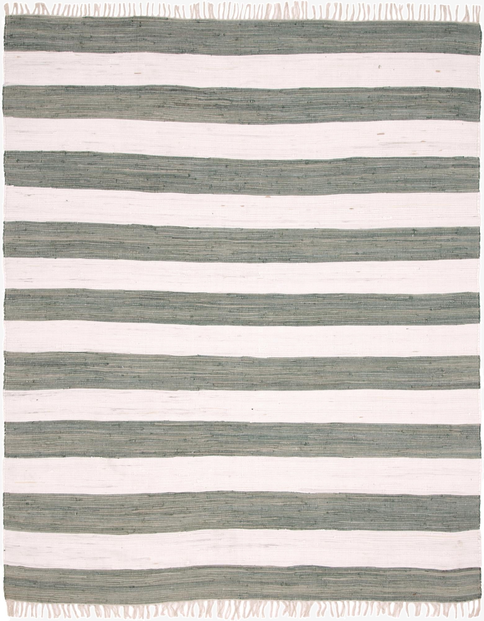 8' x 10'  Hand Woven Chindi Rag Rug