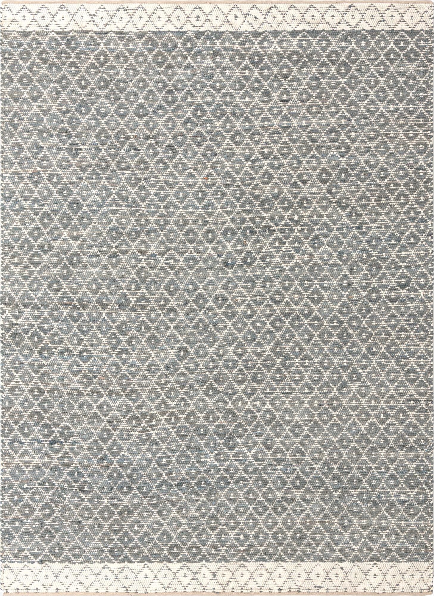 275cm x 365cm  Hand Woven Chindi Trellis Rug