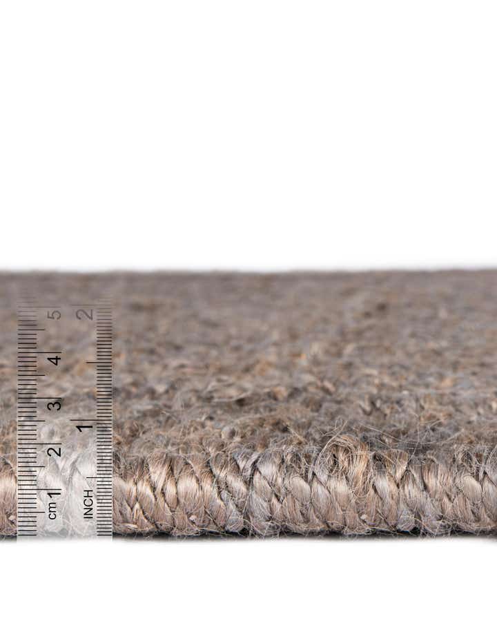 5' 1 x 8' Hand Woven Chunky Jute Rug