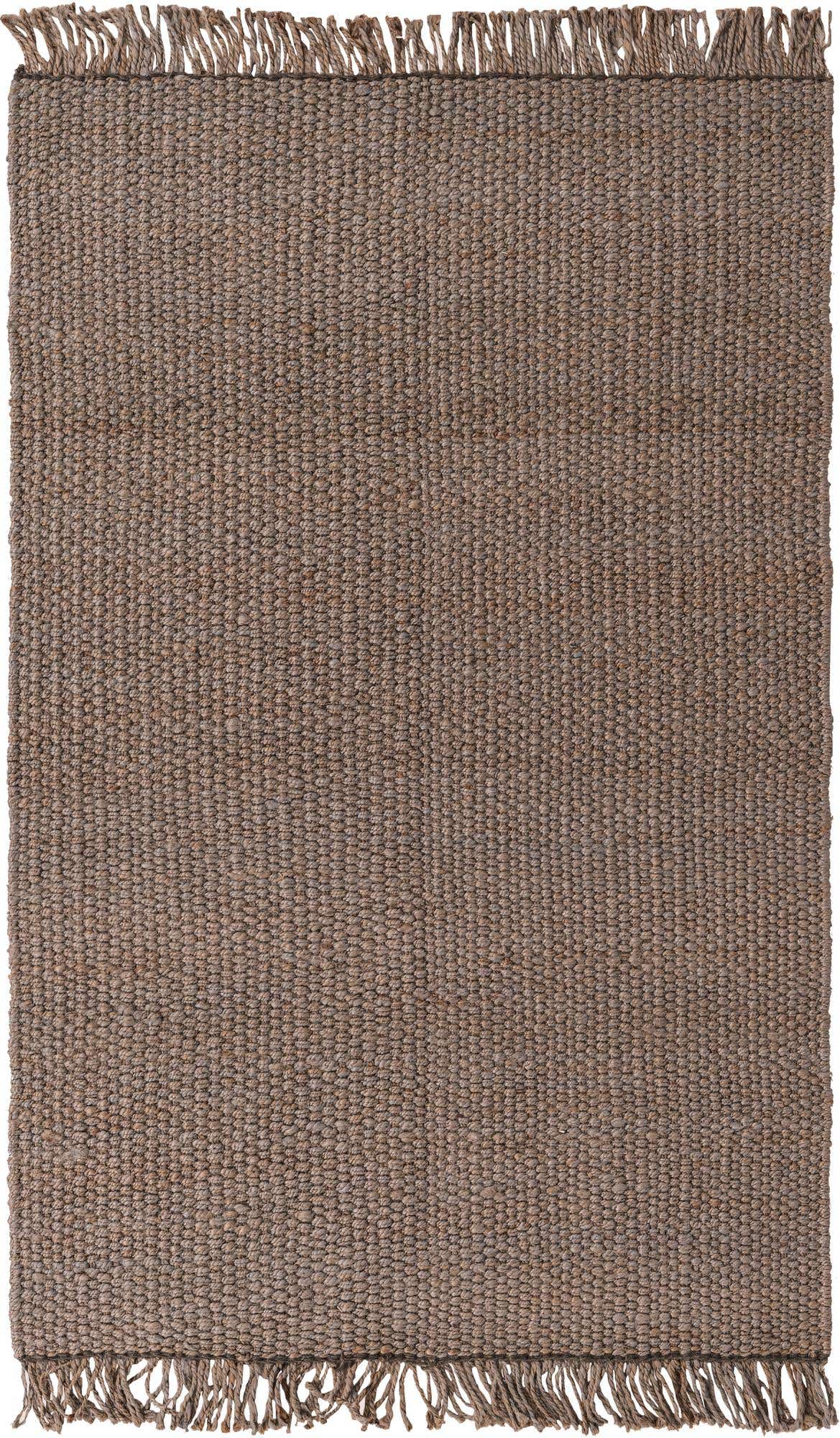 5' 1 x 8' Hand Woven Chunky Jute Rug