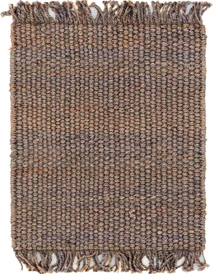 Detail image of 2' x 3' 1 Hand Woven Chunky Jute Rug