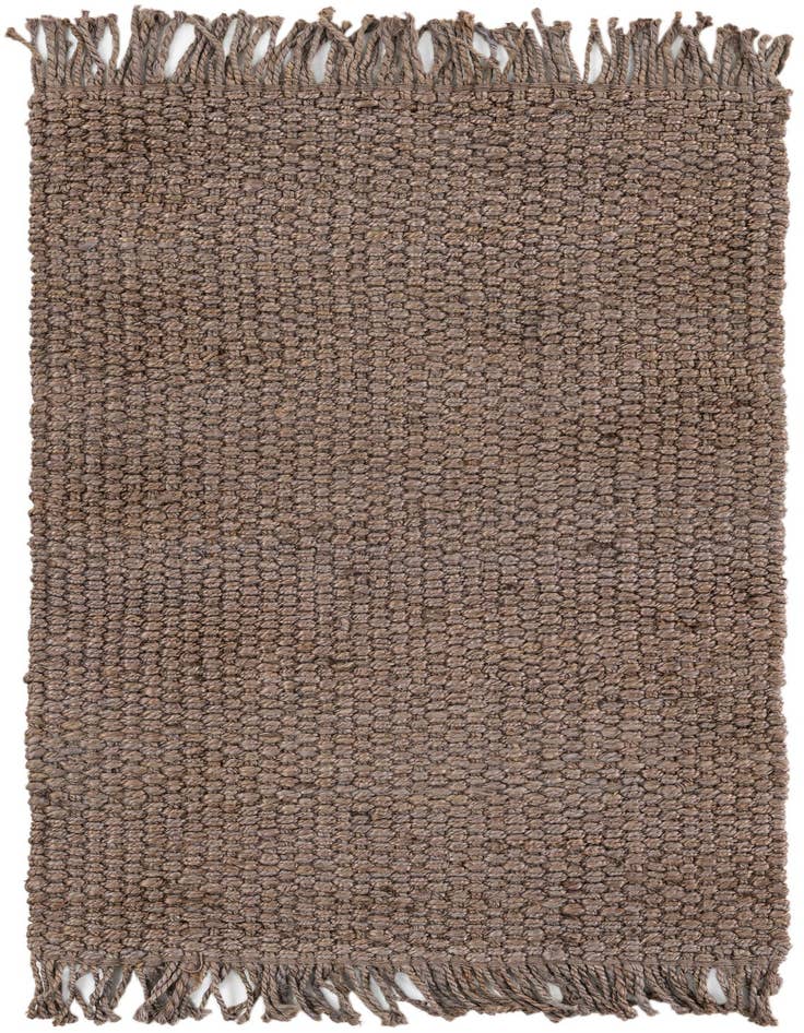 Detail image of 3' 1 x 5' 1 Hand Woven Chunky Jute Rug