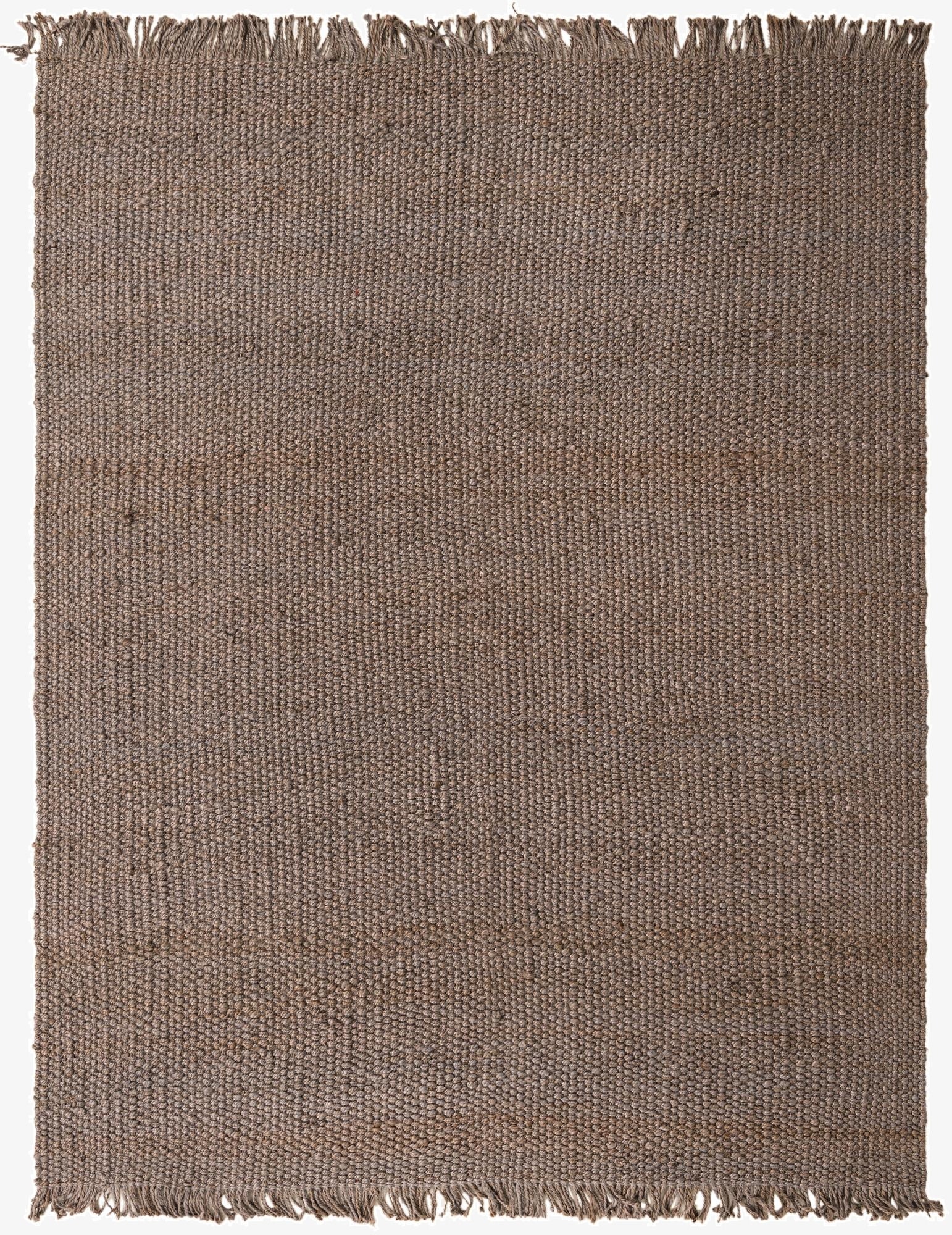 Primary image 8' x 10'  Hand Woven Chunky Jute Rug