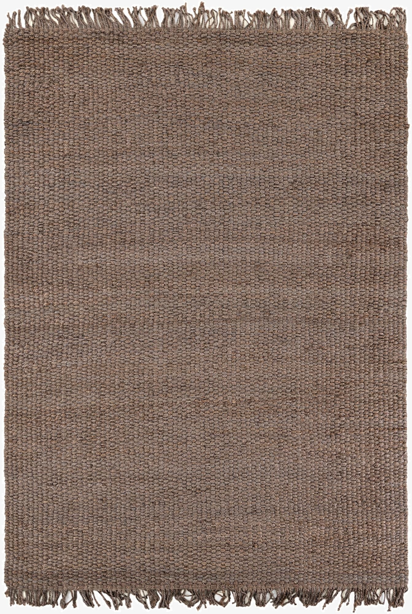 Primary image 7' 1 x 10'  Hand Woven Chunky Jute Rug