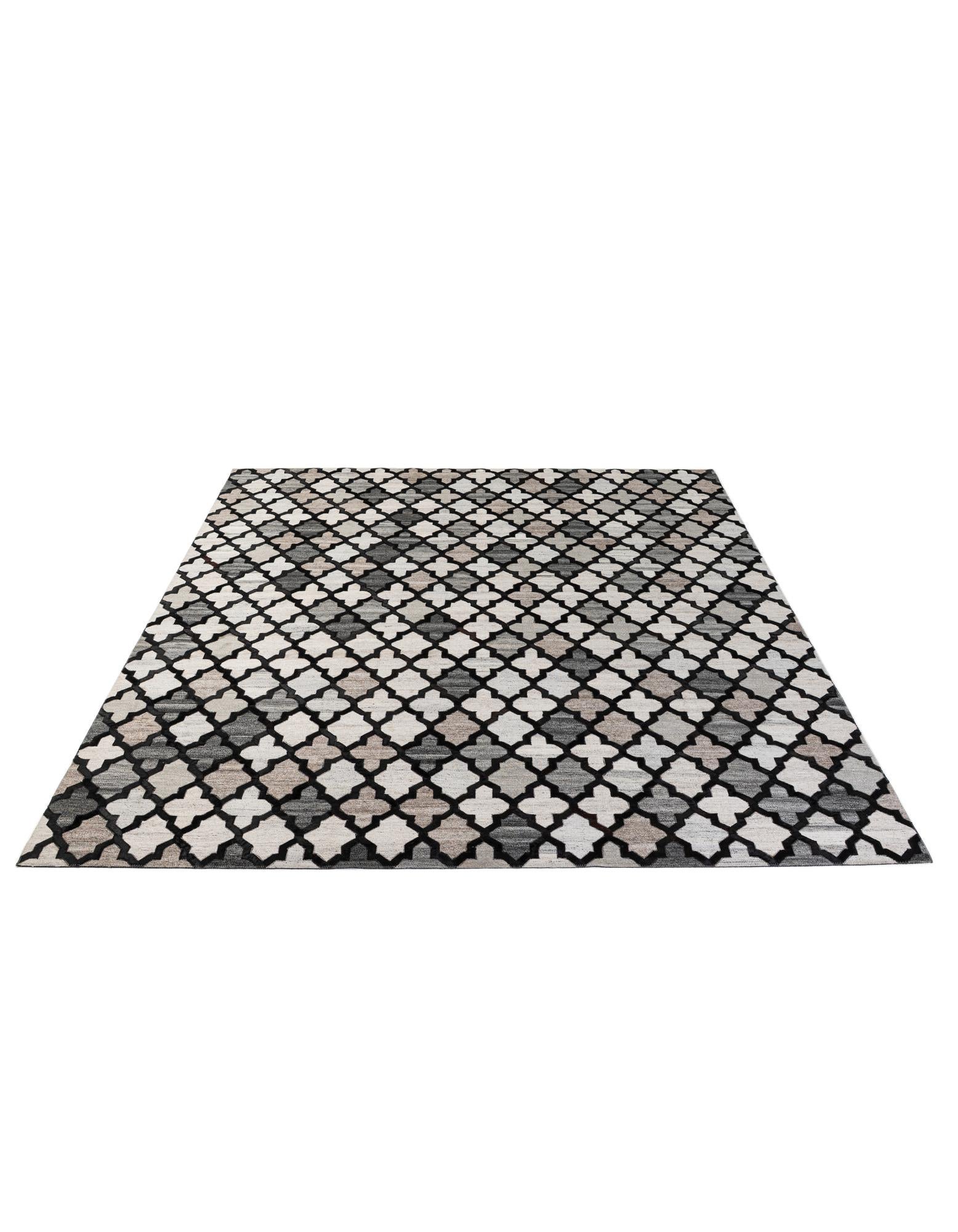 8' 1 x 9' 10 Cowhide - Patchwork Rug