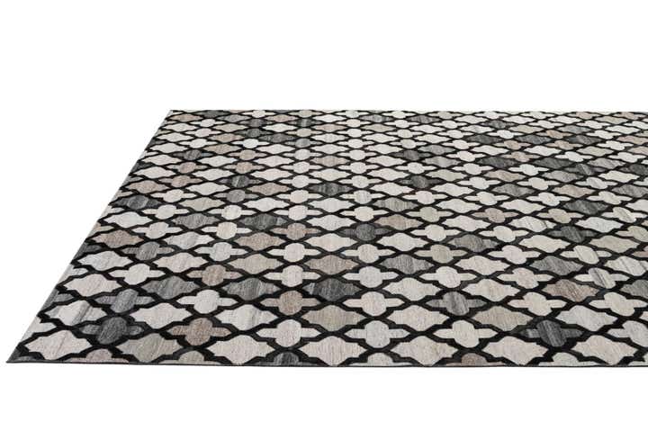 8' 1 x 9' 10 Cowhide - Patchwork Rug