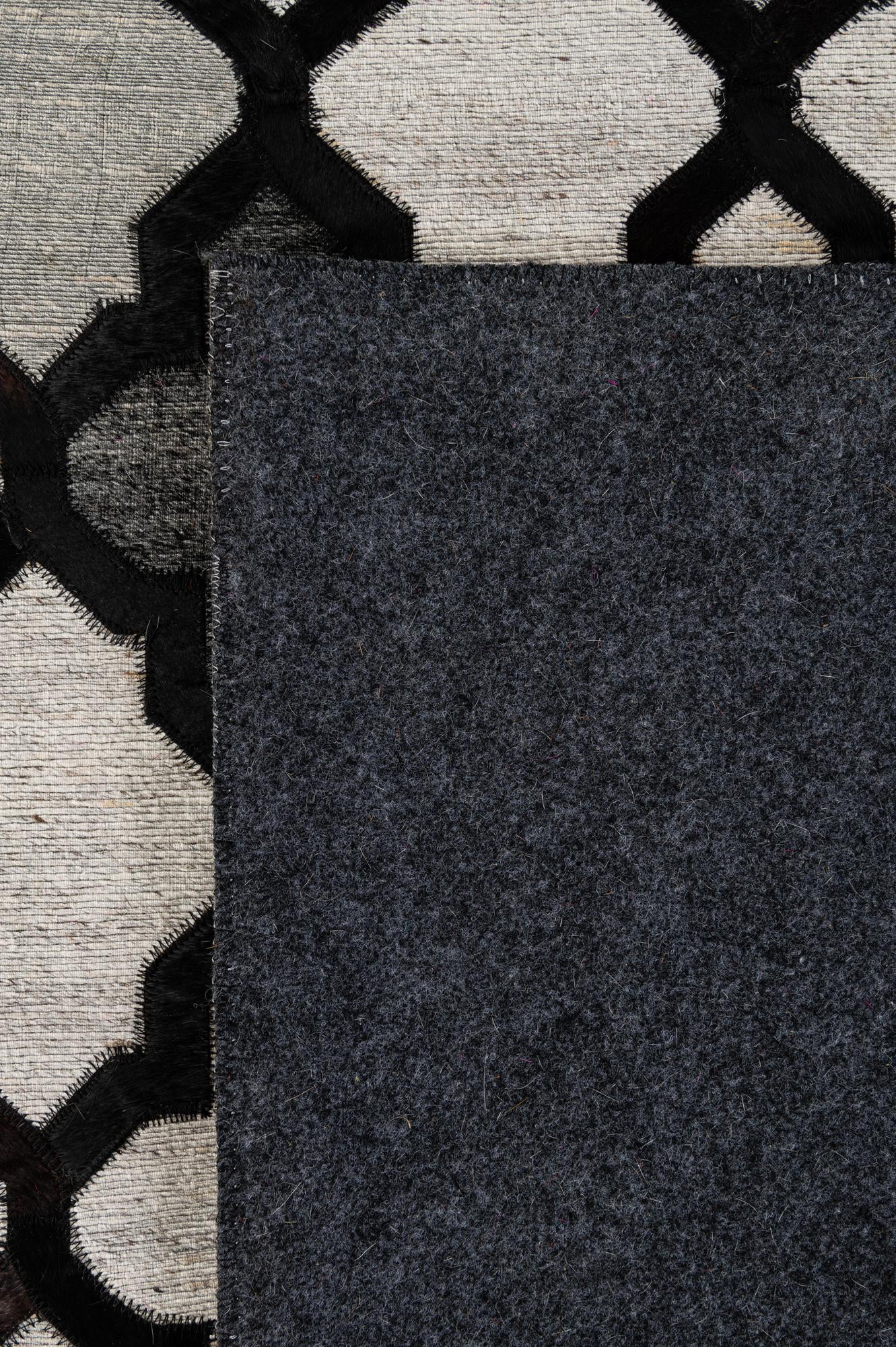 8' 1 x 9' 10 Cowhide - Patchwork Rug