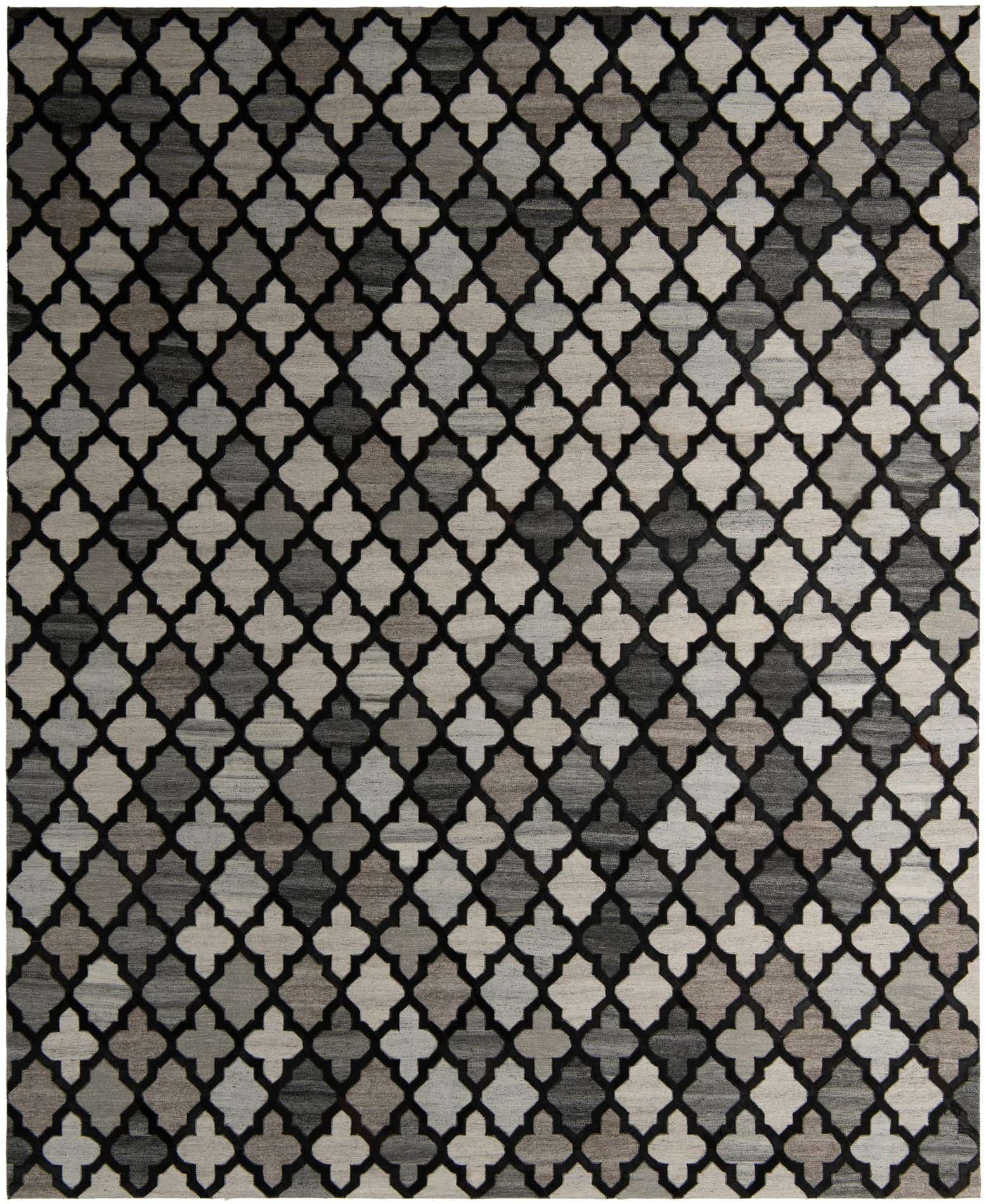 8' 1 x 9' 10 Cowhide - Patchwork Rug