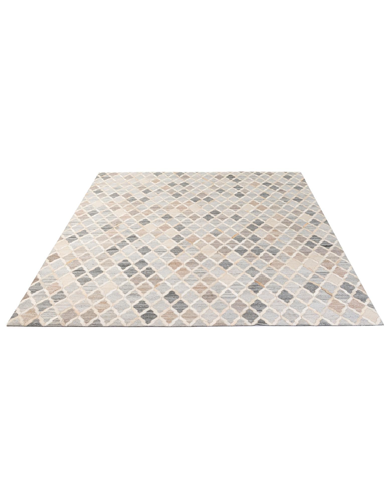 8' 1 x 9' 10 Cowhide - Patchwork Rug