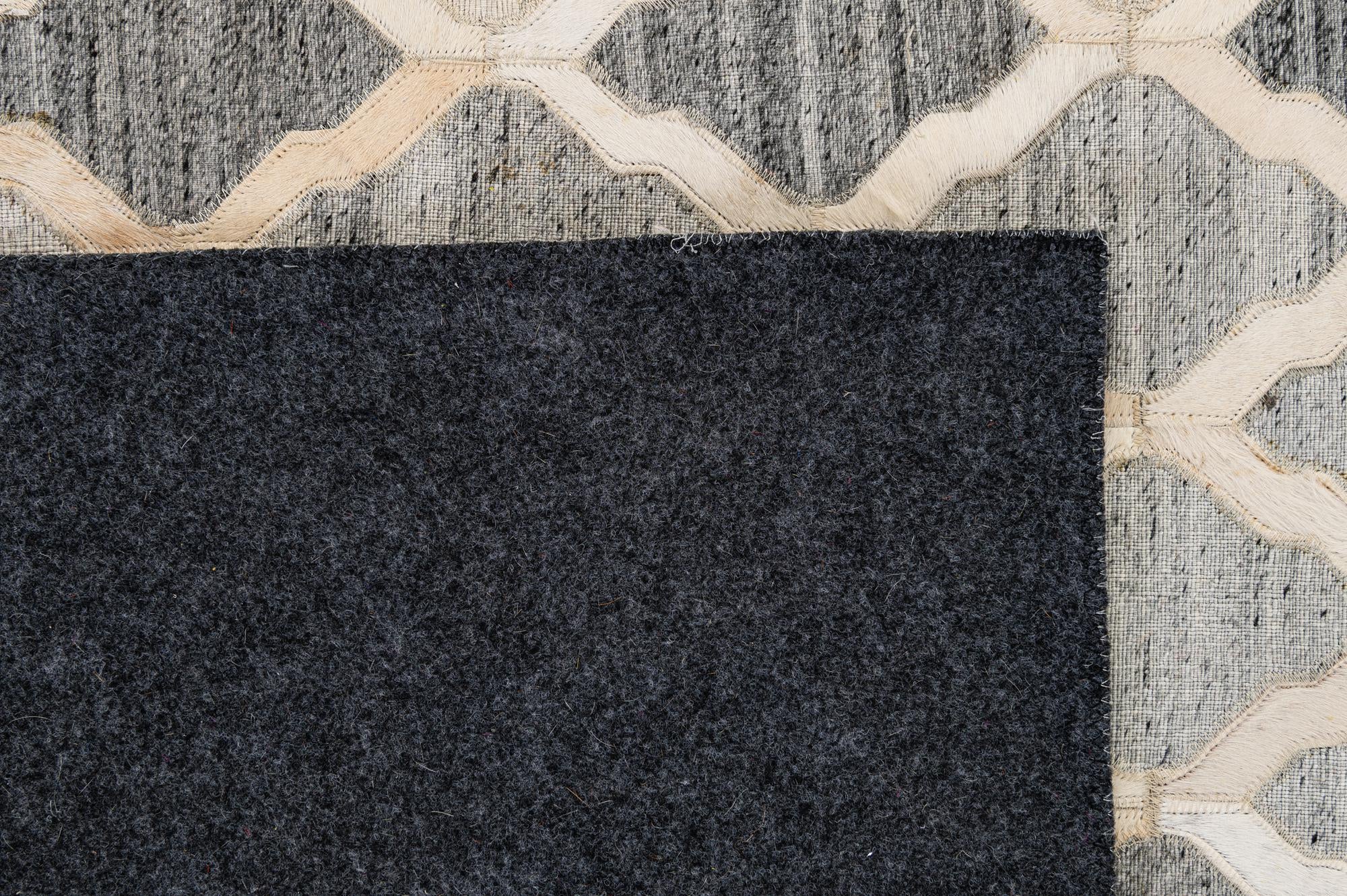 8' 1 x 9' 10 Cowhide - Patchwork Rug