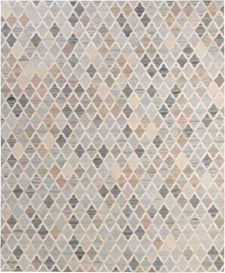 8' 1 x 9' 10 Cowhide - Patchwork Rug