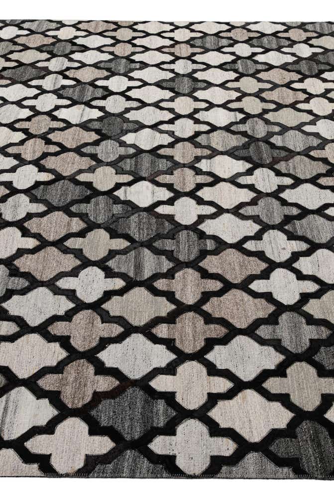 8' 1 x 9' 10 Cowhide - Patchwork Rug