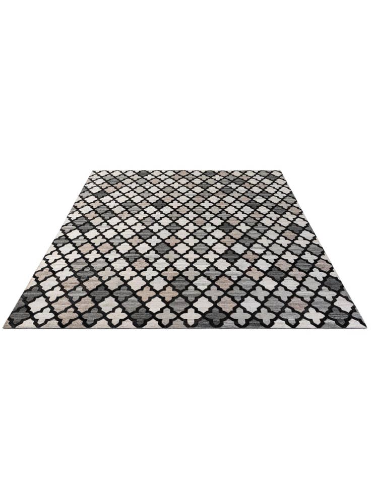 Detail image of 8' x 9' 10 Cowhide - Patchwork Rug