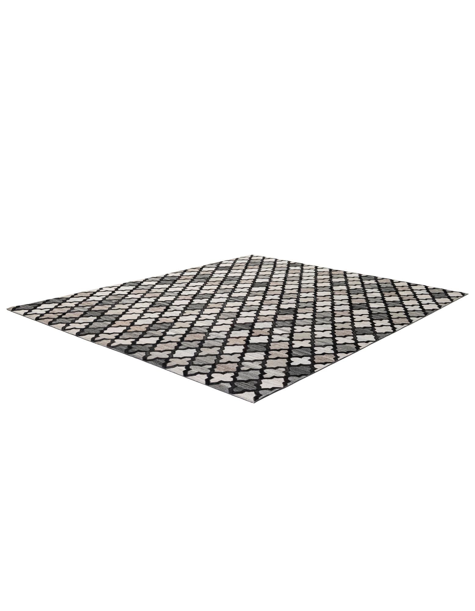 8' x 9' 10 Cowhide - Patchwork Rug