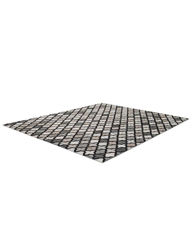 Detail image of 8' x 9' 10 Cowhide - Patchwork Rug