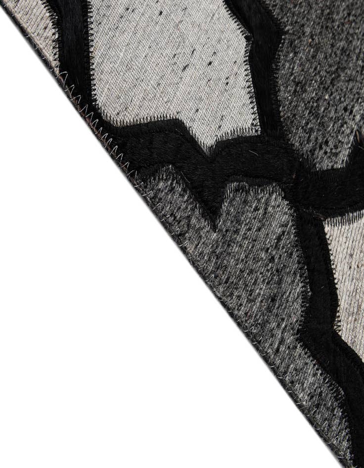 Detail image of 8' x 9' 10 Cowhide - Patchwork Rug