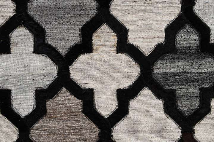 8' x 9' 10 Cowhide - Patchwork Rug