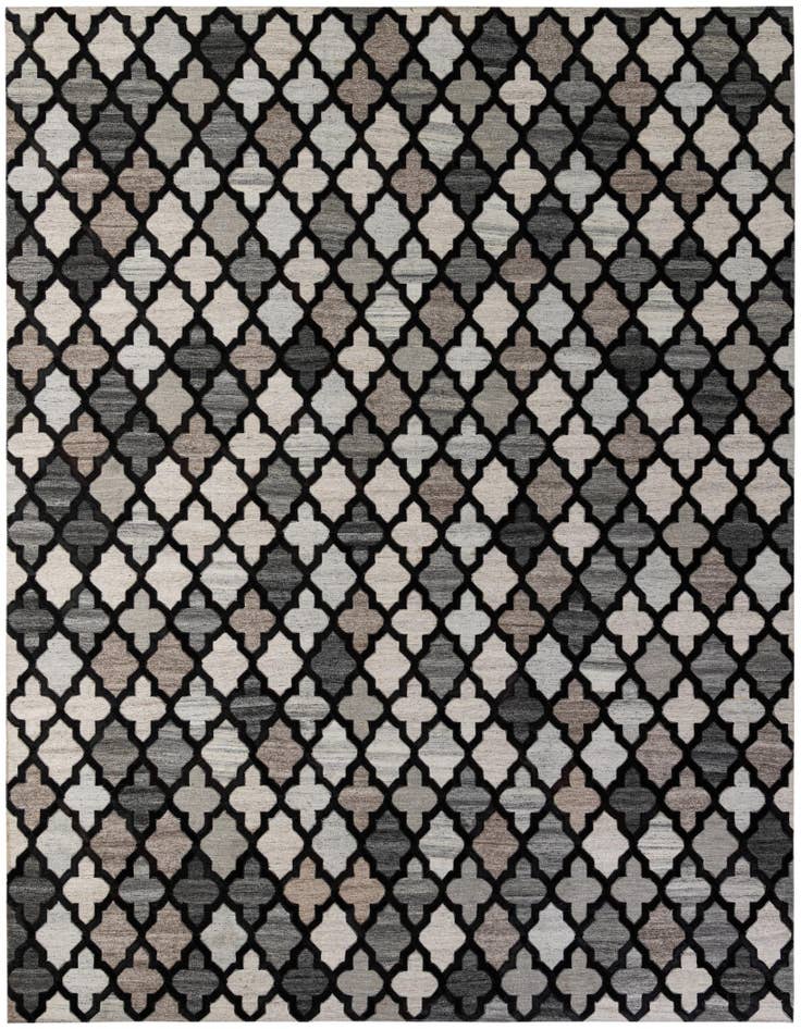 Detail image of 8' x 9' 10 Cowhide - Patchwork Rug