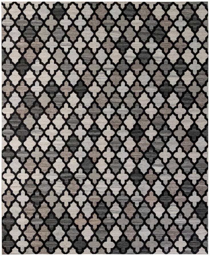 Detail image of 8' x 9' 10 Cowhide - Patchwork Rug
