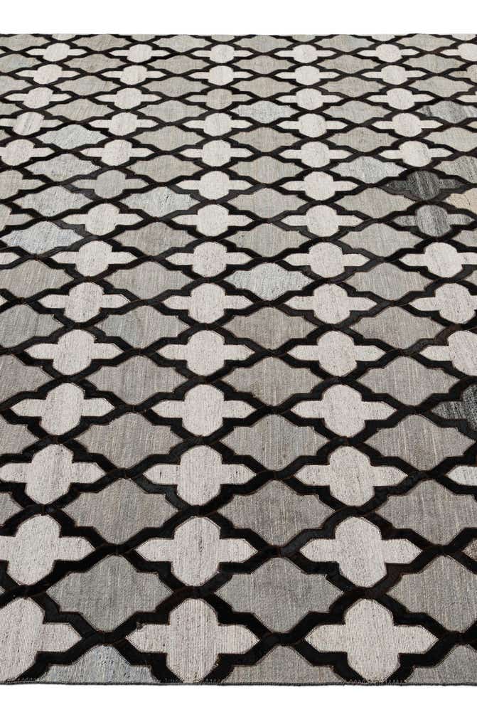 8' 1 x 9' 11 Cowhide - Patchwork Rug