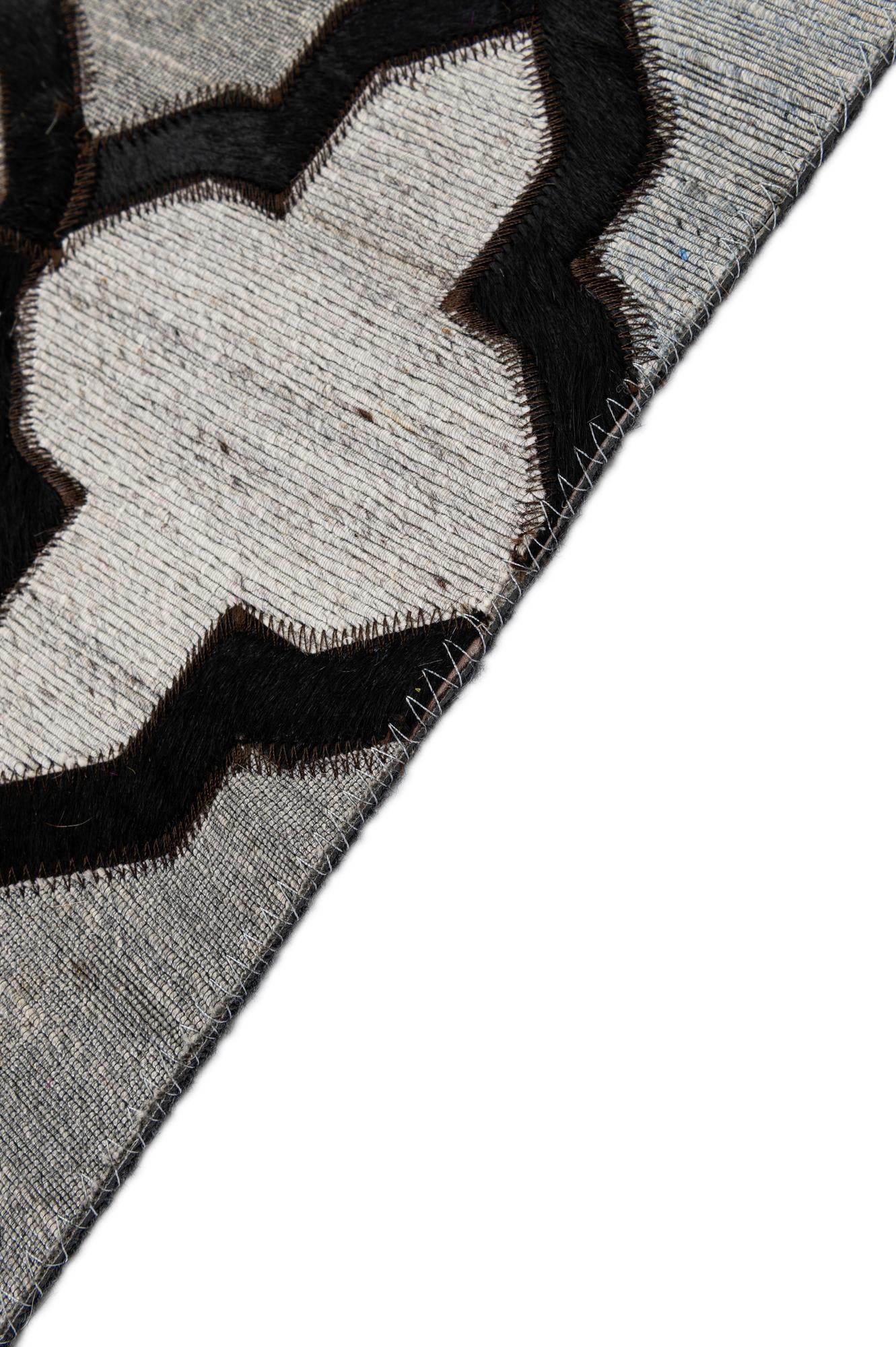 8' 1 x 9' 11 Cowhide - Patchwork Rug